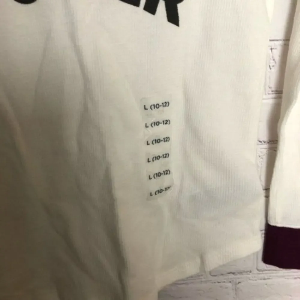 Old Navy Thermal Football- Style Tee for Girls